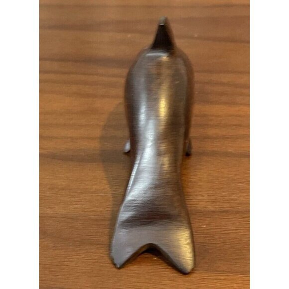 Hand Carved Ironwood Small Dolphin Figurine Mexico Vintage Nautical Ocean Sea - Picture 4 of 7